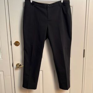 CJ Banks straight leg black pants. 20W